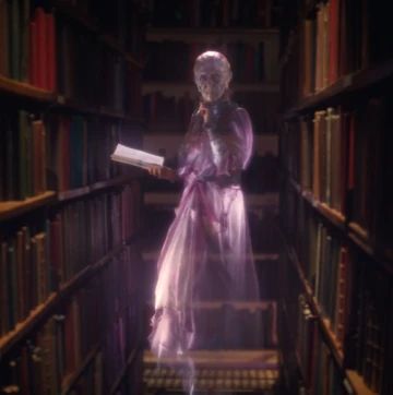 spectral librarian from the film Ghostbusters 1984