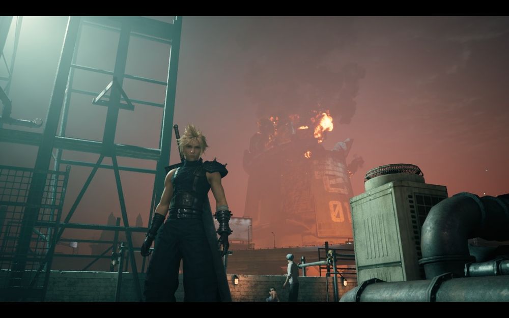 Screenshot de FF7 Remake sur Steam Deck