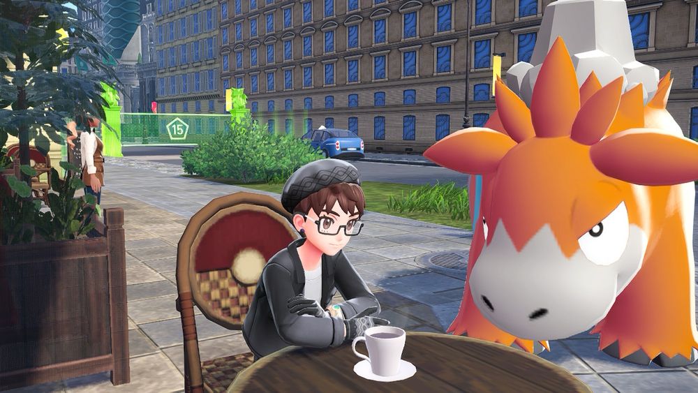 Big Camerupt and My PLZA character 