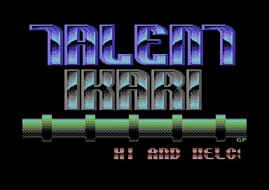Screenshot of "Arcade Fruit Machine - Cash and Grab" - Crack: Ikari & Talent - Published by Zeppelin Games on Commodore 64 (1990)