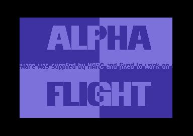 Screenshot of "Reversi" - Crack: Alpha Flight (AFL) - Published by Eagleware International on Commodore 64 (1996)