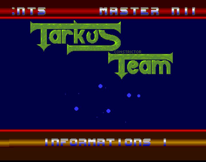 Screenshot of "Master Ninja II" - Crack: Tarkus Team (TT) - Published by Paragon on Commodore Amiga (1990)