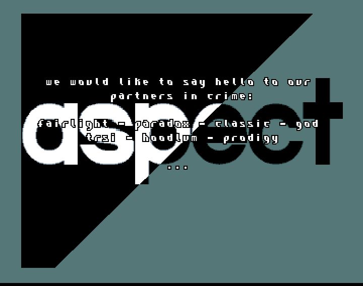 Screenshot of "Starlord" - Crack: Aspect - Published by MicroProse on Commodore Amiga (1994)
