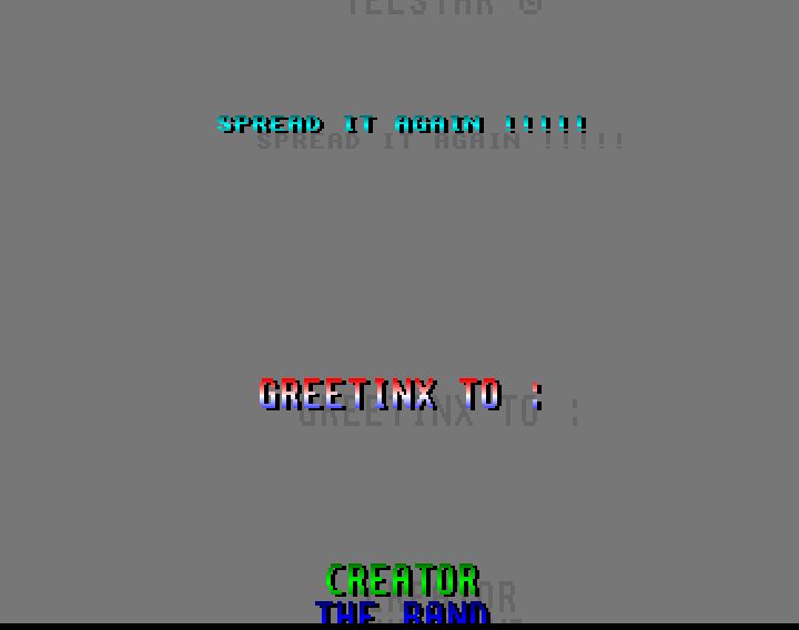 Screenshot of "Cybernoid II - The Revenge" - Crack: Quartex (QTX) - Intro Hack: Telstar - Published by Hewson on Commodore Amiga (1989)