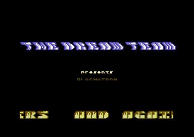 Screenshot of "Plasmatron" - Crack: Dream Team - Published by CRL on Commodore 64 (1987)