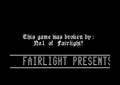 Screenshot of "500cc Grand Prix" - Crack: Farlight - Published by Microids on Commodore 64 (1987)
