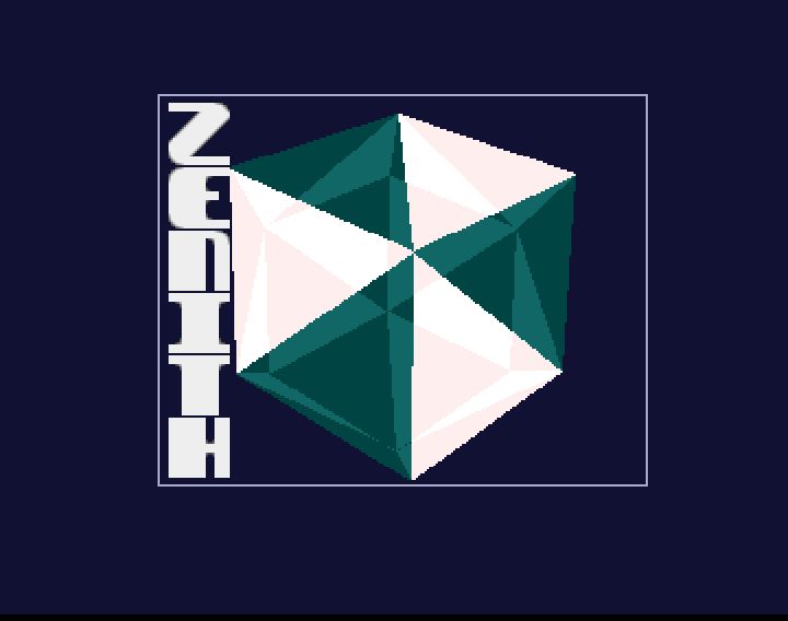 Screenshot of "The Blue & the Gray" - Crack: Zenith (ZNT) - Published by Impressions on Commodore Amiga (1993)