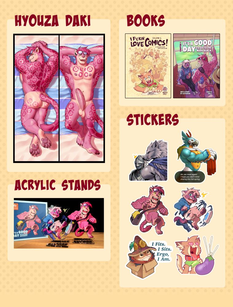 Hyouza Daki, Books, Acrylic Stands, Stickers