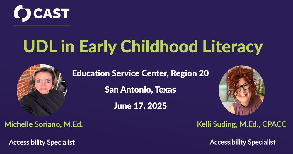 UDL in Early Childhood Literacy ESC, Region 20 in Texas