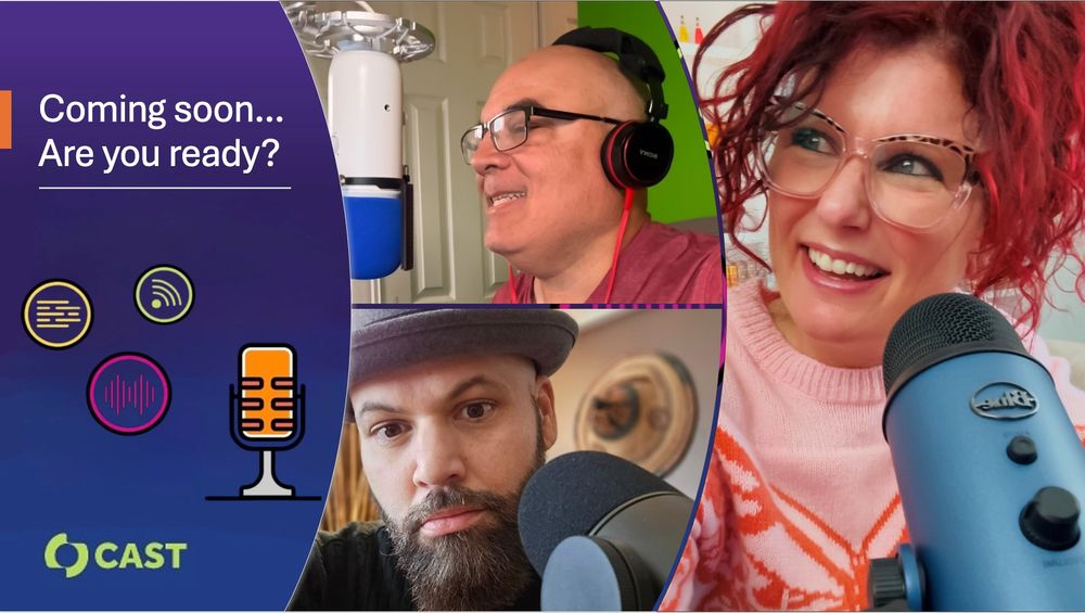 Coming soon...are you ready? Luis, Kelli and Bryan talking in mics.
