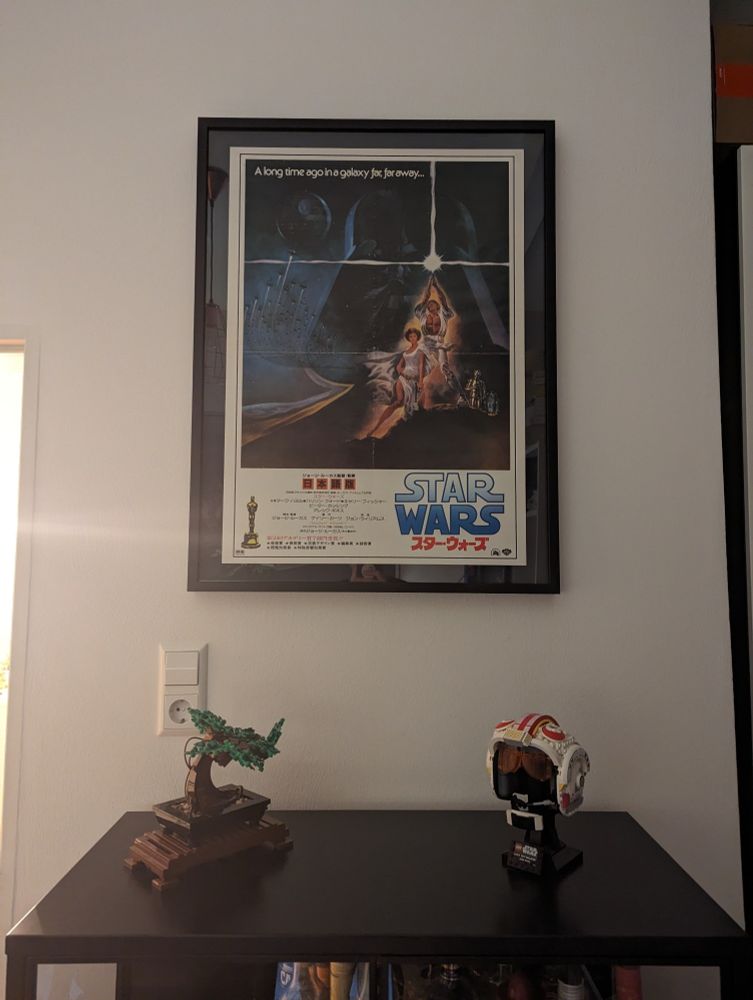 Eingerahmtes StarWars Poster Front