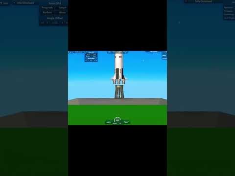 super Saturn v test fire youtube short #shorts #gaming #sfs #sfsvideo