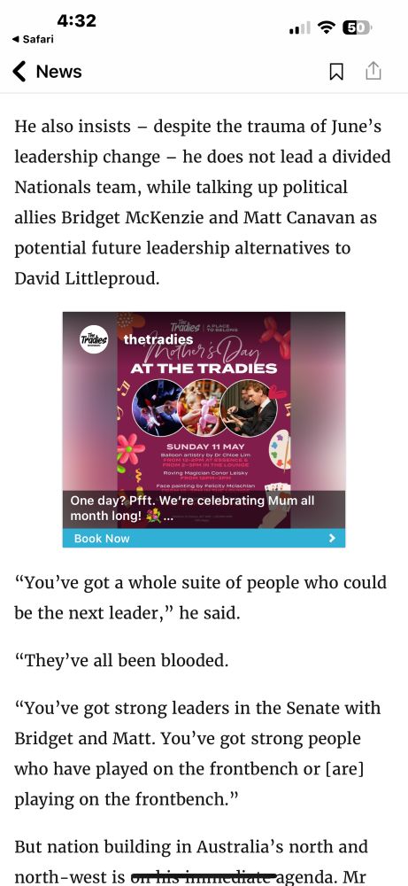 Screenshot of Joyce interview back in 2021. 