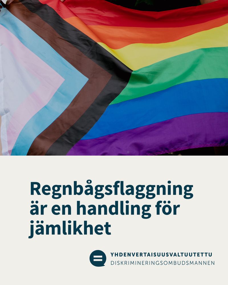 Regnbågsflaggning är en handling för jämlikhet.