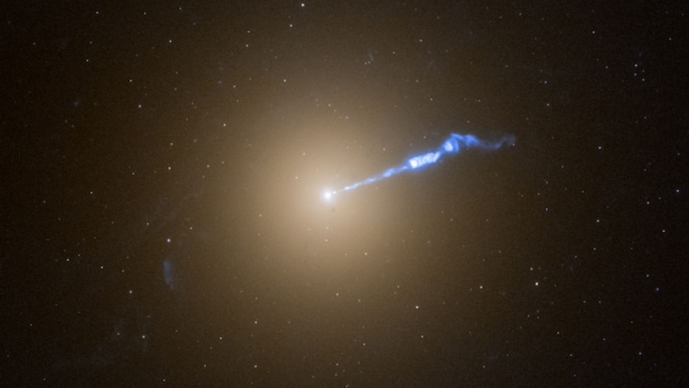 Black hole shot a beam through space. NASA snapped stunning footage.