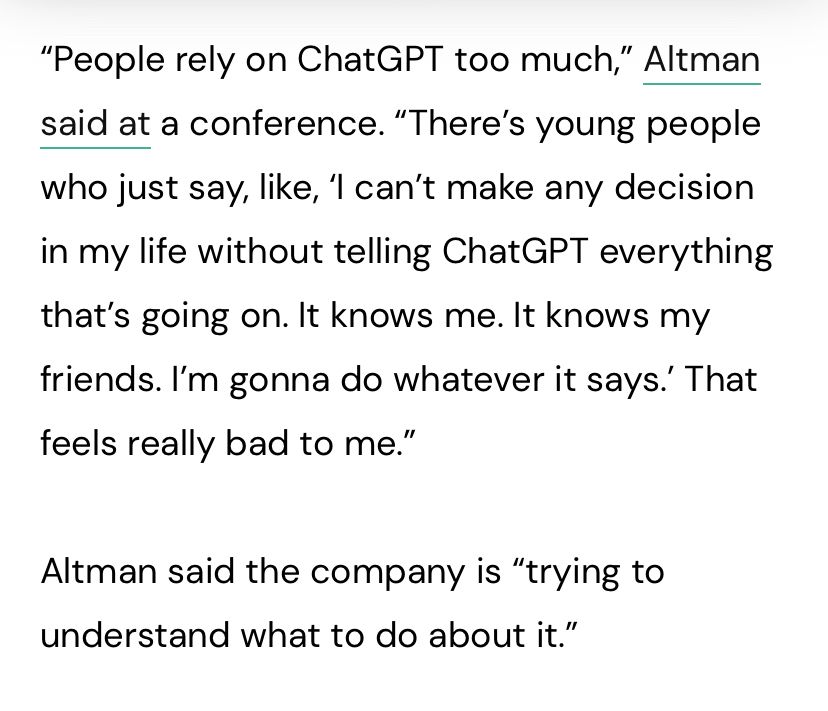 Sam Altman is worried about the dangers of AI