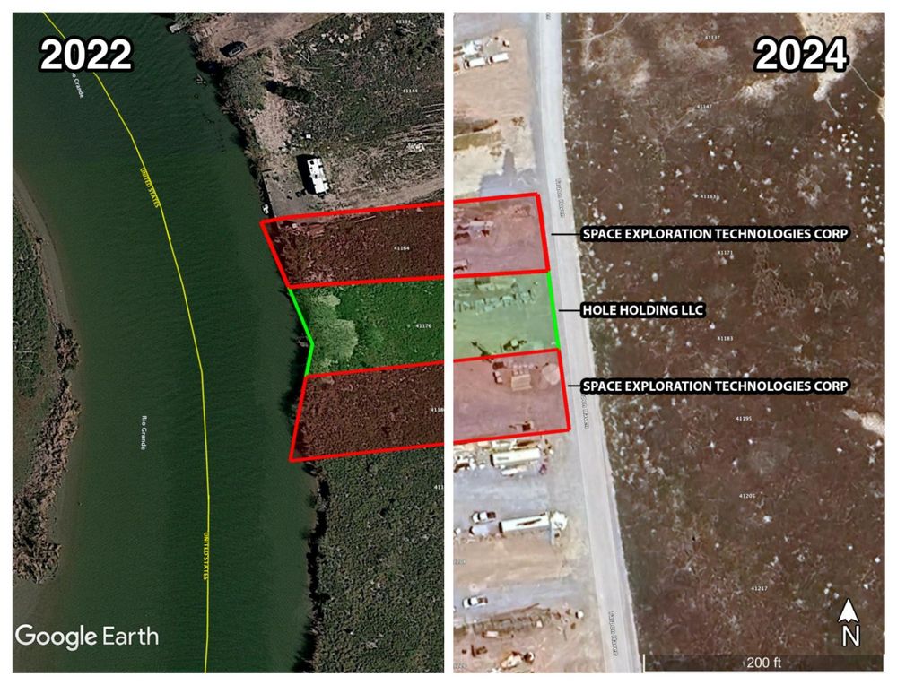 Before and after: Aerial photos show what being Elon Musk's neighbor can do to your land