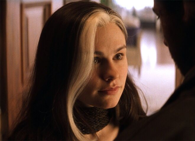 Anna Paquin as the shy iteration of runaway teen, Rogue/Marie D'Ancanto. The 2000 adaptation of X-Men (co-written by David Hayter and directed by Bryan Singer) was one of the first PG-13 films I was 'allowed' to watch as a teenager after Lara Croft: Tomb Raider and The Fellowship of the Ring. Y'know, with permission instead of sneaking.