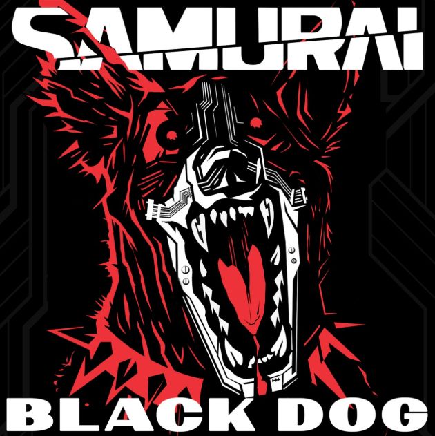 Album cover art for SAMURAI's "Black Dog".