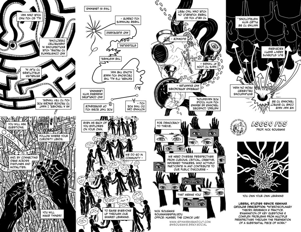 Pages from a mini comic