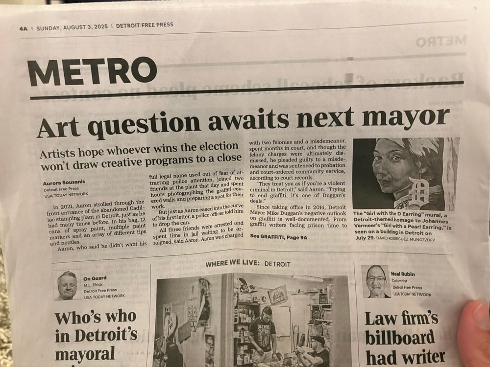 Headline for article inndetroitnfreenorese and first few paragraphs 