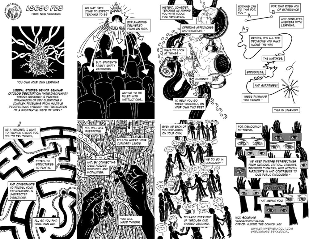 Pages from a mini comic