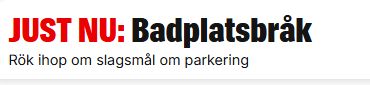 JUST NU: Badplatsbråk
Rök ihop om slagsmål om parkering
