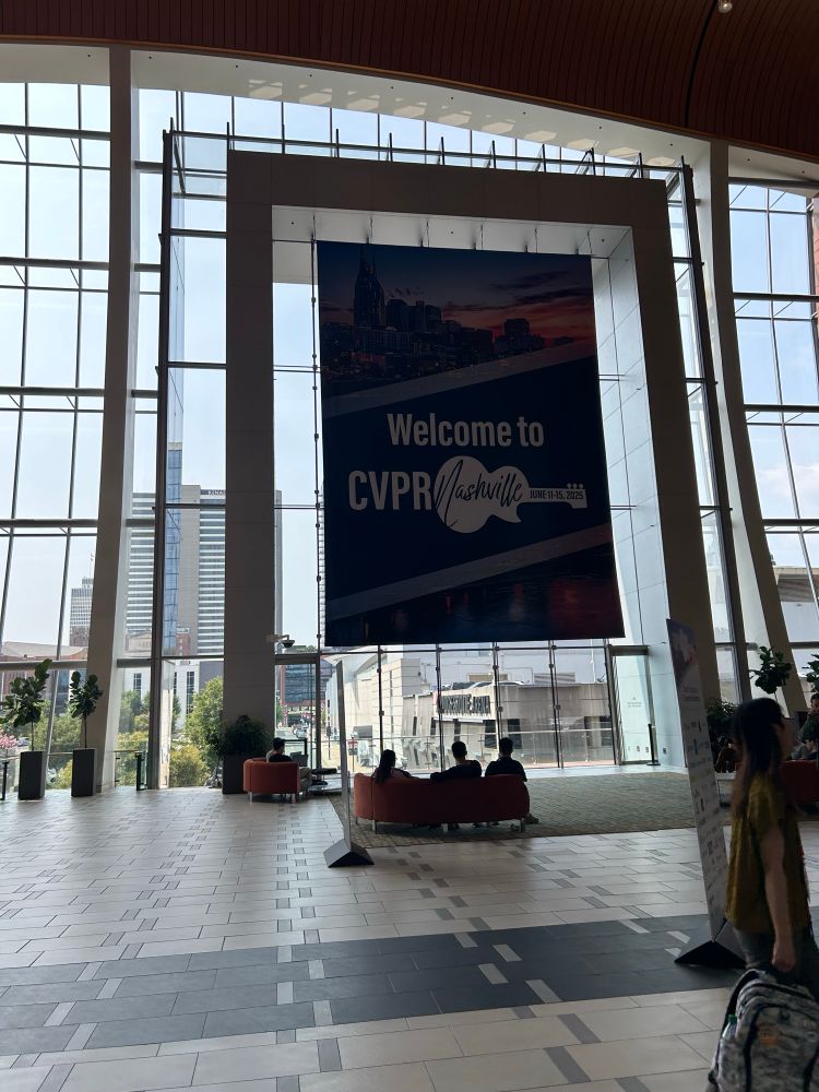 A large banner reads “Welcome to CVPR Nashville”