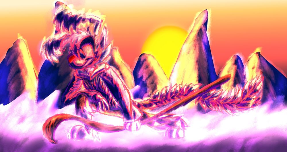 Yakko from Animaniacs drawn in Jack Frost’s clothes