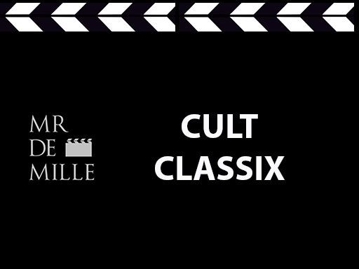 MrDeMille - Cult Classix text on a clapperboard