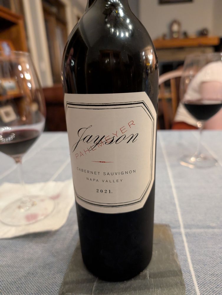 A sensational Napa Cab. If you have the means, I highly recommend picking one up. It is so choice.
