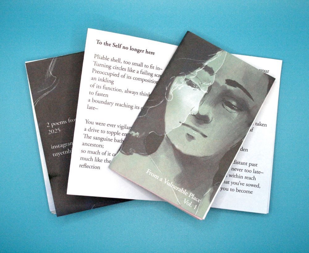 View of "From a Vulnerable Place Vol. 1", a poem zine