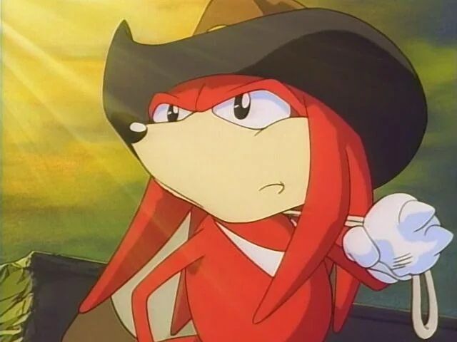 It's him, Knuckles the Echidna
