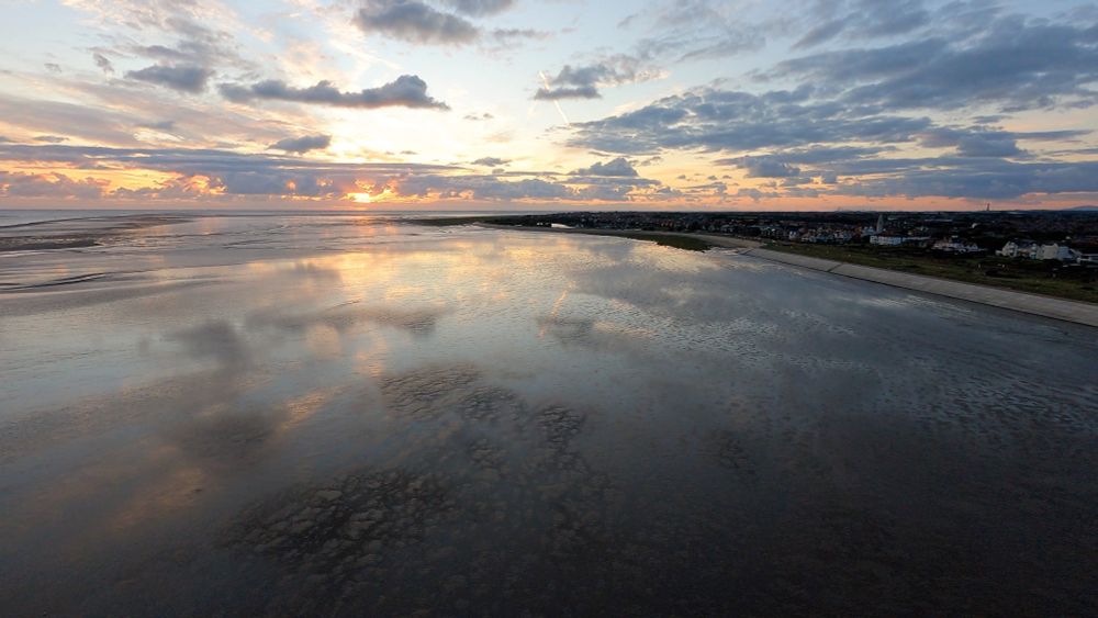 Sunset over the estuary 