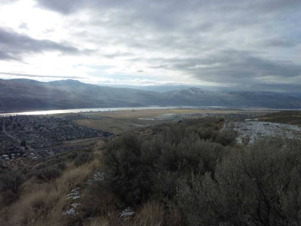 Batch looking towards the airport and the Thompson River.