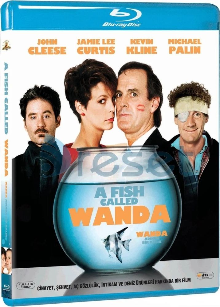 Wanda Adında Bir Balık filmi DVD kılıfı. 