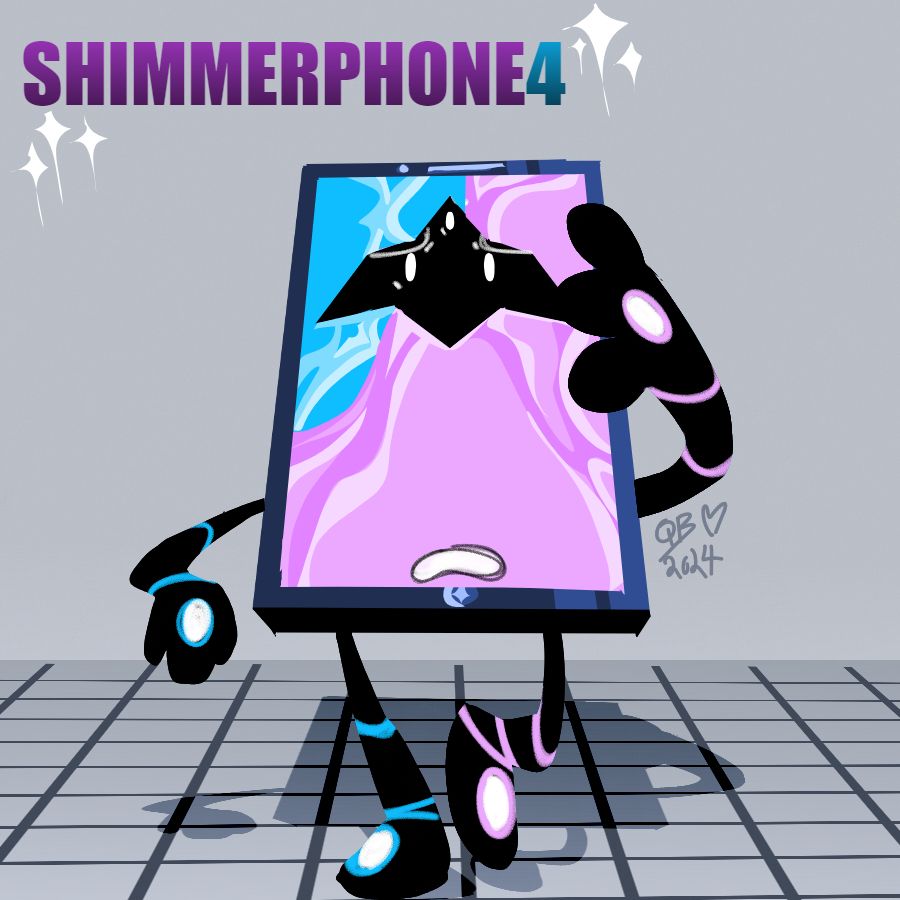 Mephone4, mainly pink with hints of blue. Has ‘Shimmer Egg’ qualities.