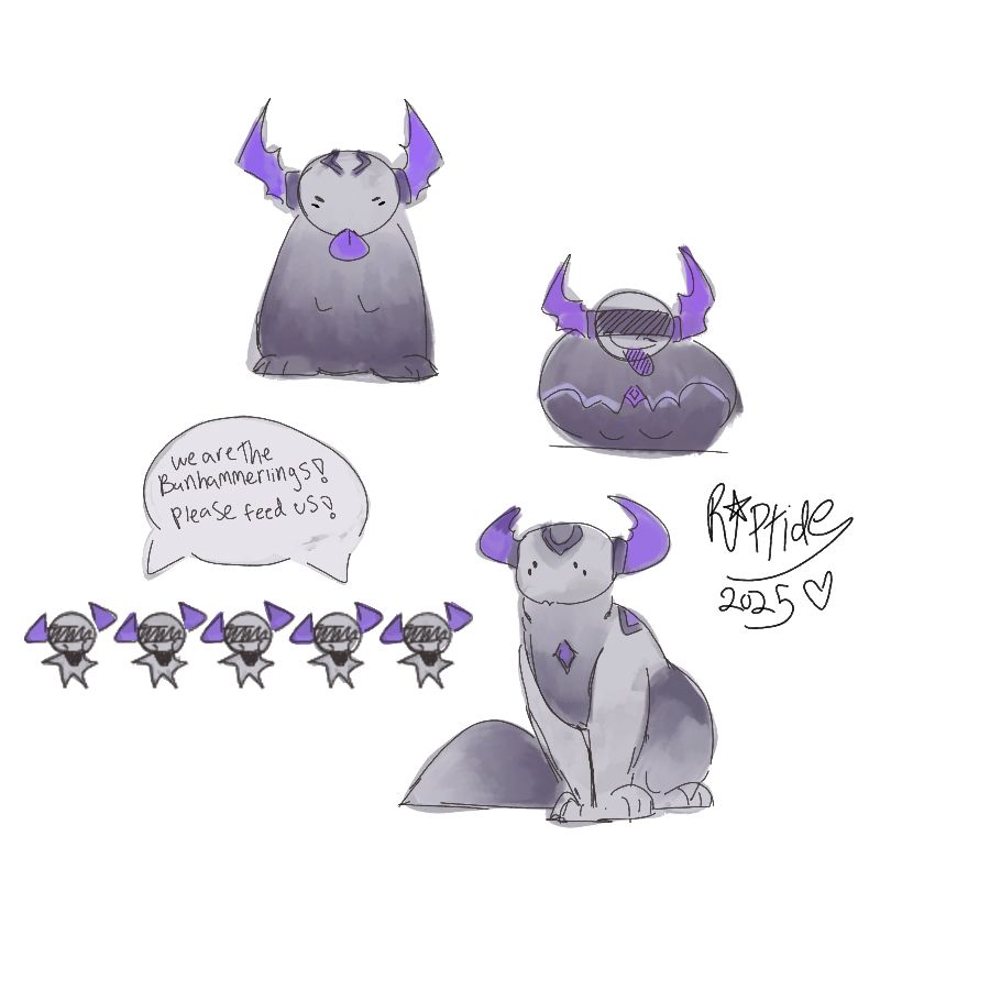 Banhammer but he’s a cat?? Creature???