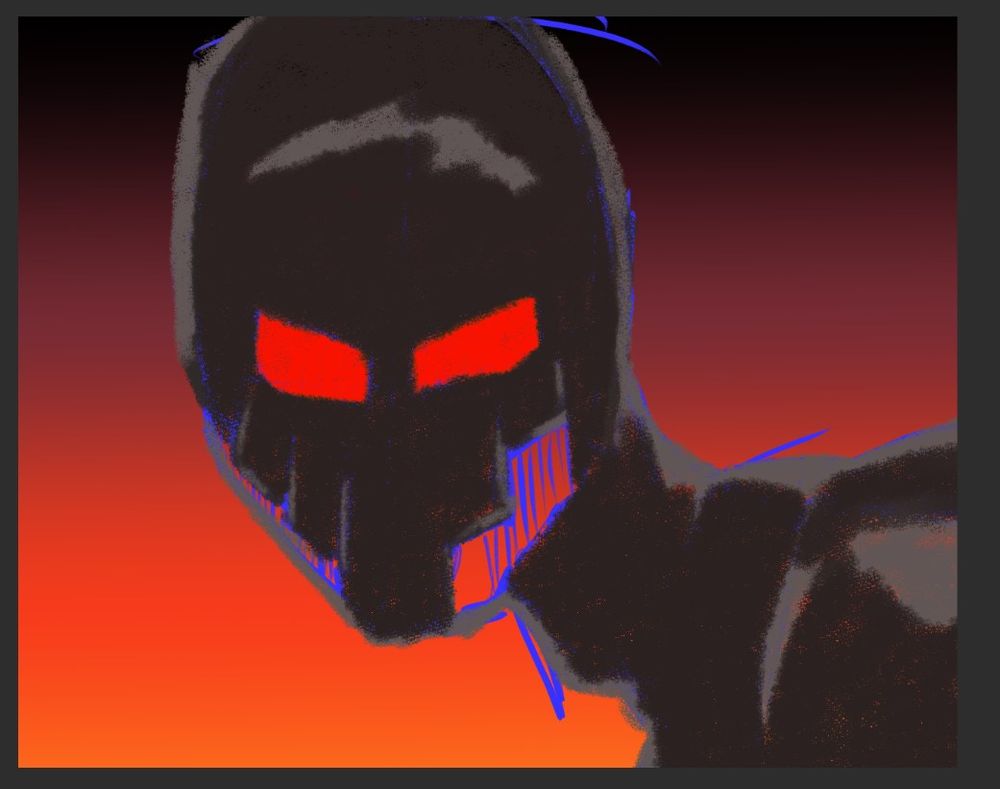 stacked blocks against a sunset gradient .