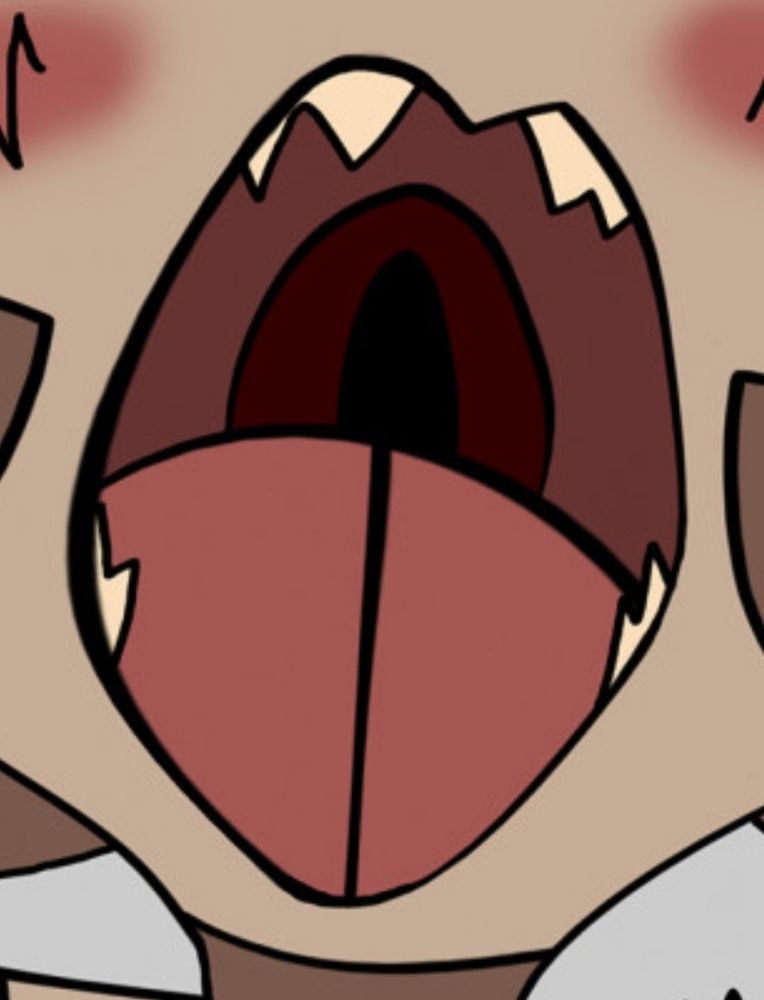 My mouth open, ready to swallow *YOU*