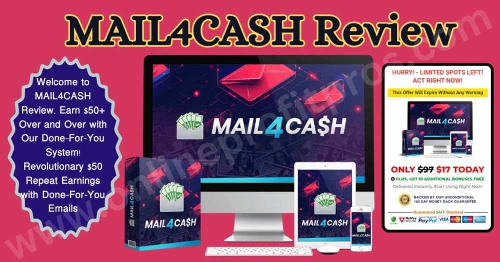 Mail4Cash Review | Earn $50 Repeatedly with DFY Emails