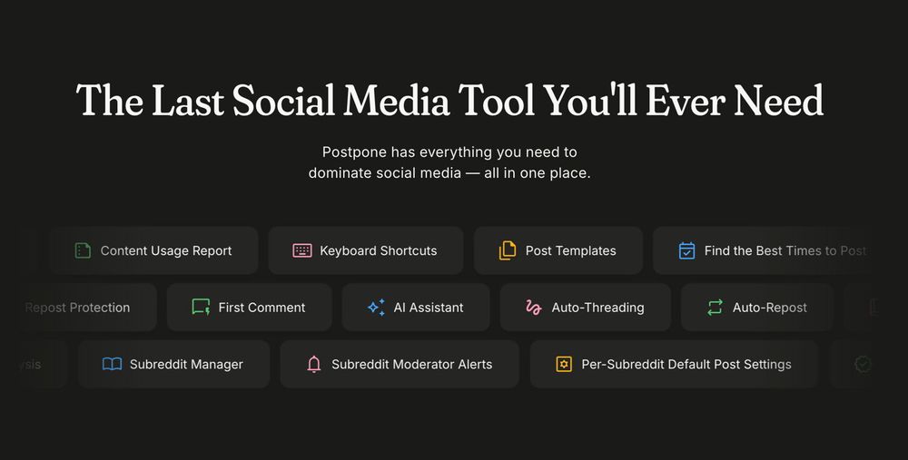 The Last Social Media Tool You'll Ever Need feature slider