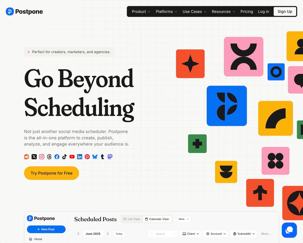 Go Beyond Scheduling home hero