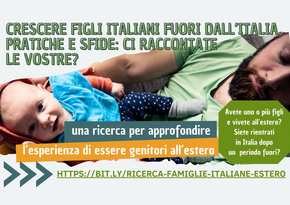 Crescere figli italiani fuori dall’Italia: sfide, difficoltà, opportunità, idee