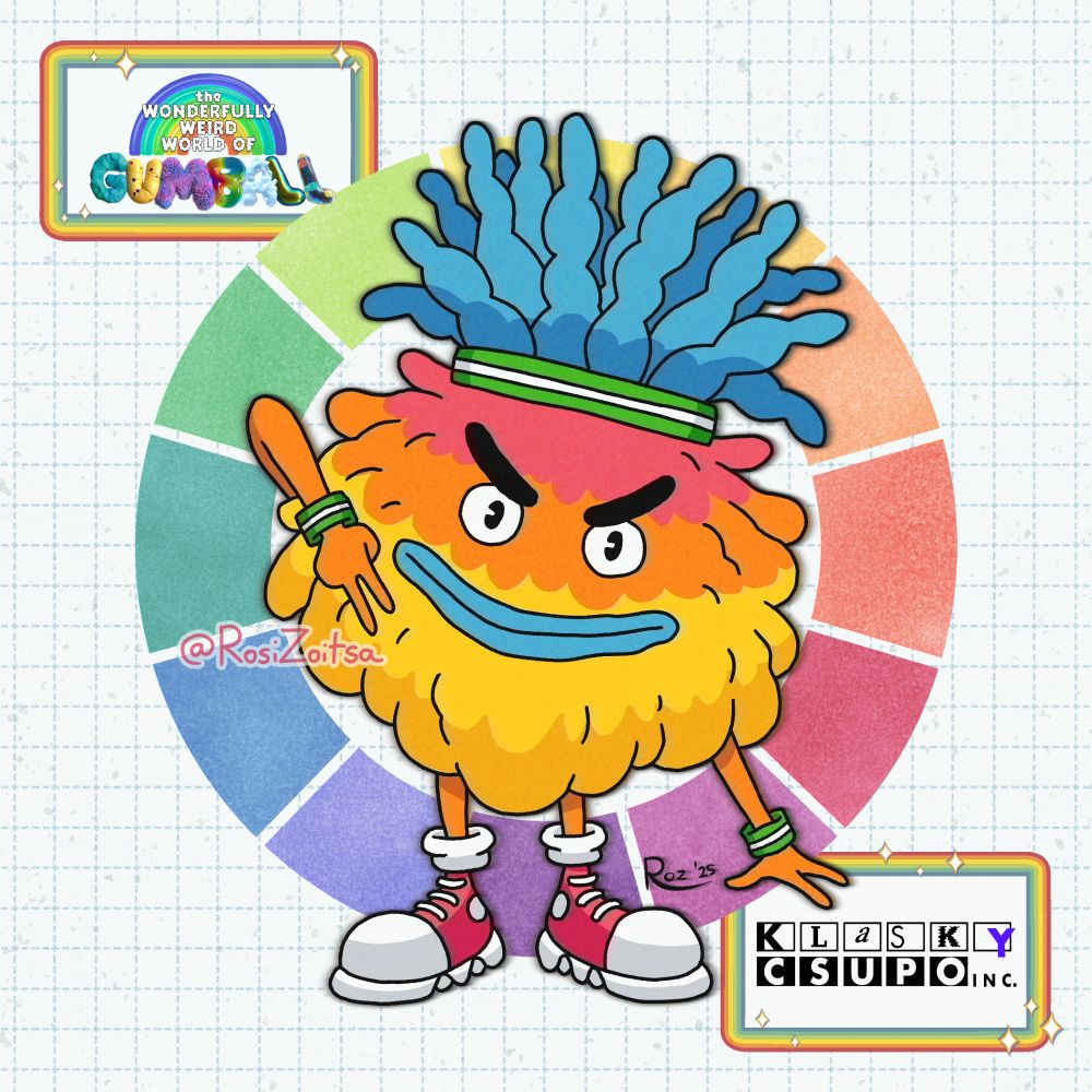 Illustration of Tobias Wilson in the style of Klasky-Csupo, an American animation studio known for its distinctive, Eastern European-inspired aesthetic. The artist specifically bases Tobias’ look on “The Wacky Adventures of Ronald McDonald.” Here Tobias does his “chunking the deuce” pose, i.e. raising his arm up and holding his two-finger gesture downward. Also, a combination of layer effects are applied to give the impression of his being a screen capture from a VHS recording.