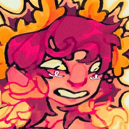 Cropped headshots of my human interpretation of the rollercoaster Apollos Chariot