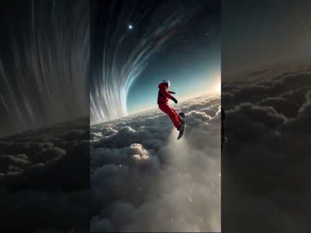 🚀 WORLD PREMIERE: "#XTREME SPACE SNOWBOARDER"