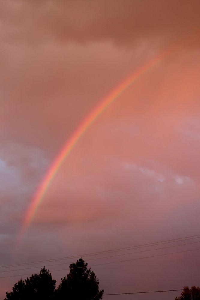October rainbow 🩷🌥️🌈✨
