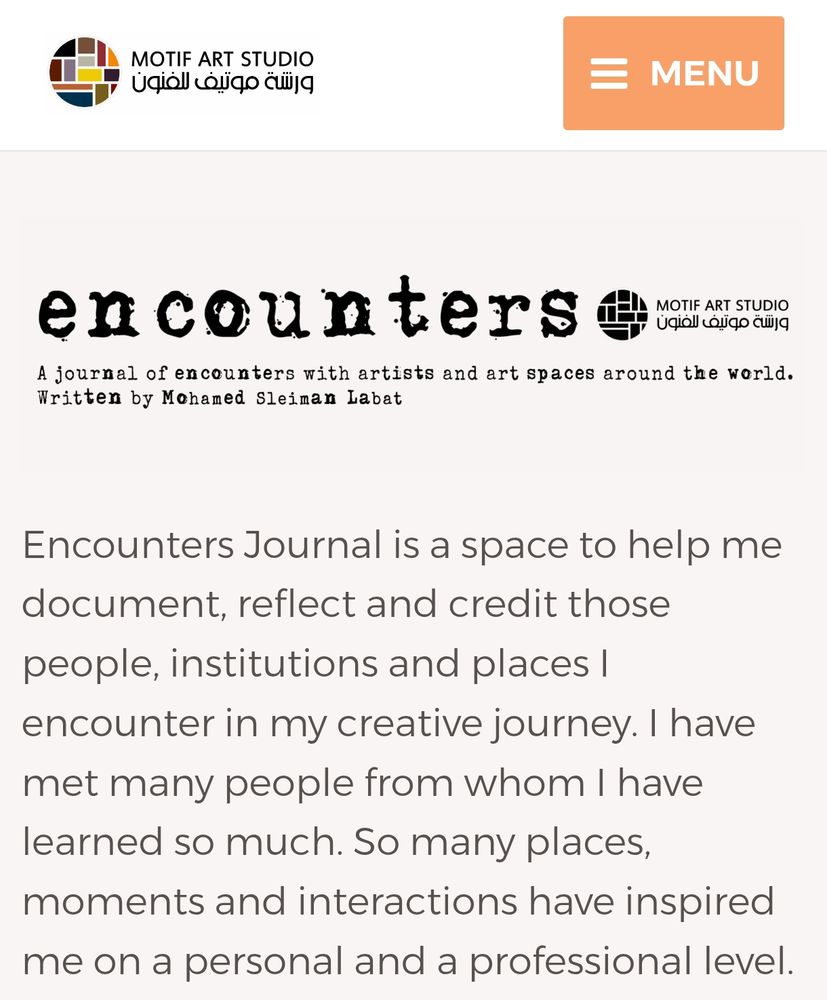 Encounters Journal by Mohamed Sleiman Labat 