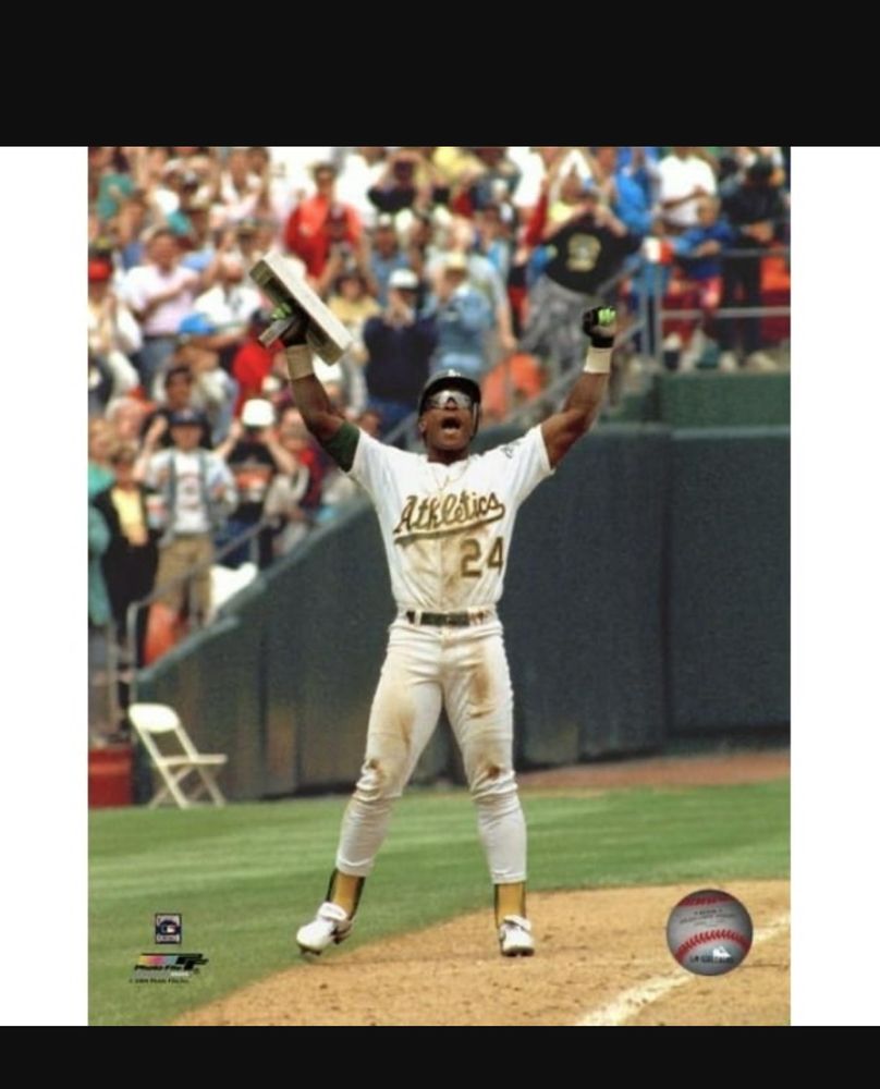 Rickey Henderson breaks stolen base record